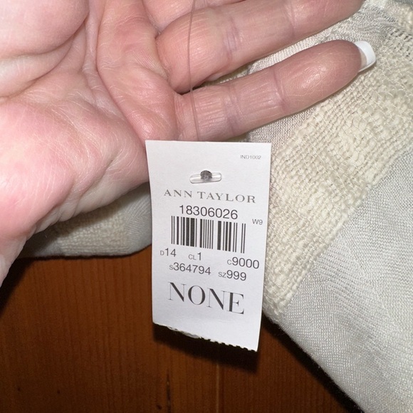 Ann Taylor Scarf off white never worn still has tags - Picture 5 of 6